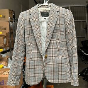 J.Crew size 2 brown plaid blazer